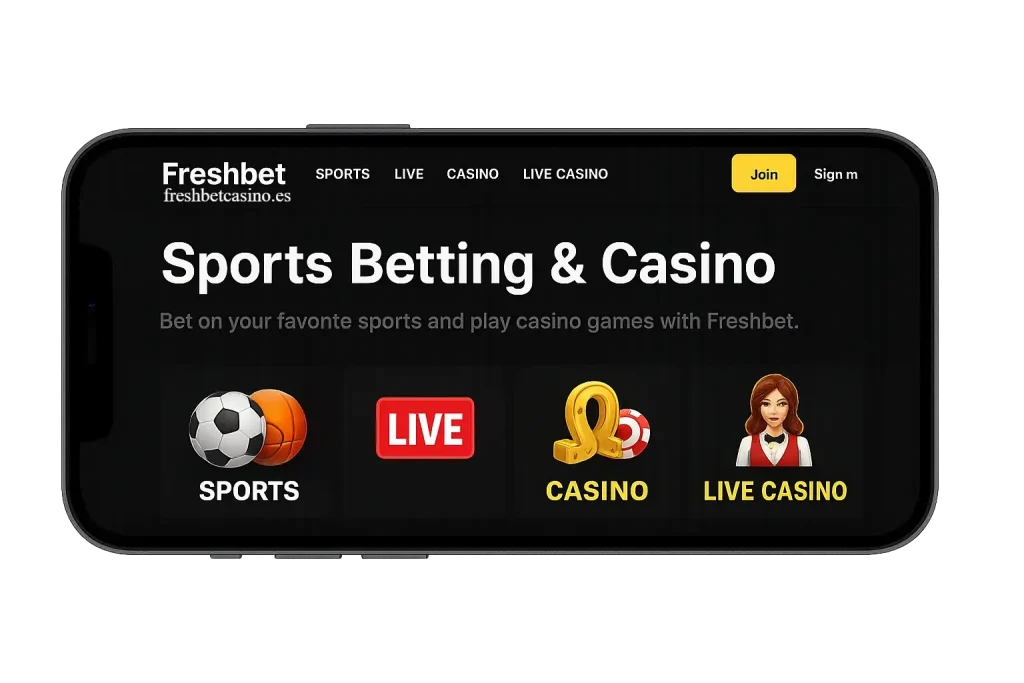 freshbet on mobile