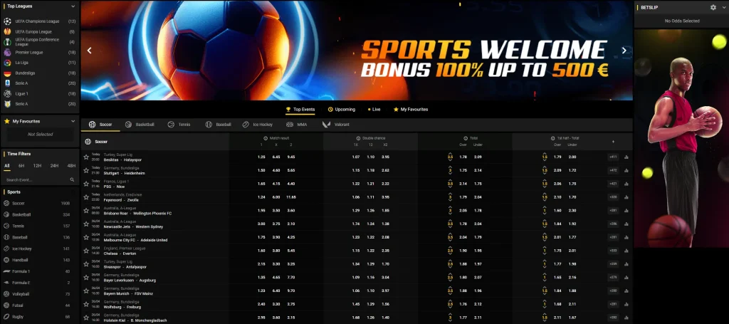 freshbet sports section